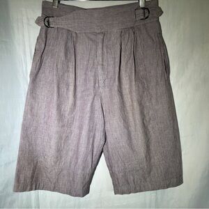 VTG ’80s Williwear by Willi Smith Trouser Shorts   Gurkha D-RingWaistband - 30